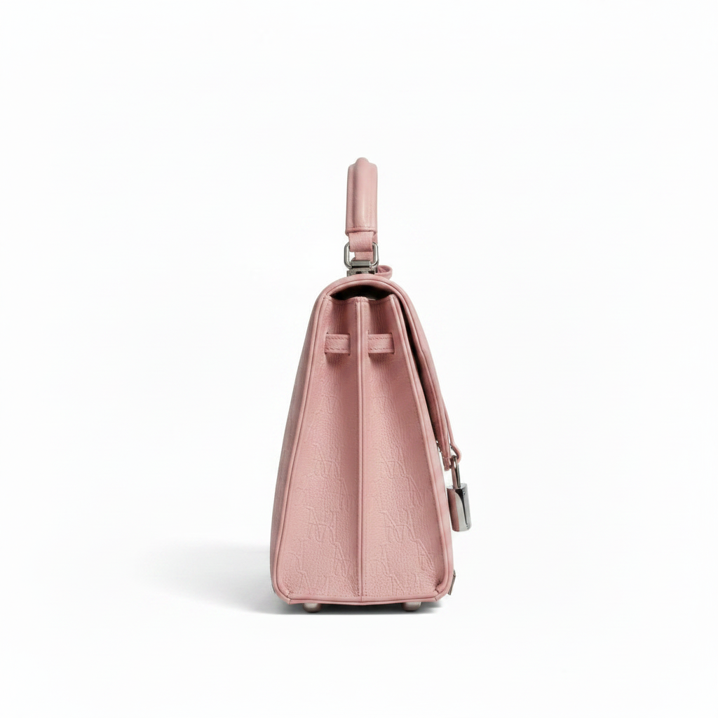 Classic Mu imprint handbag