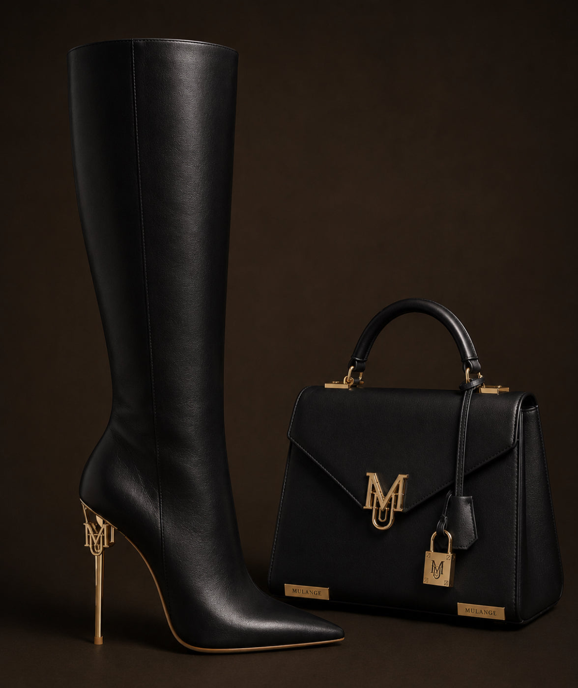 Leather MU boot