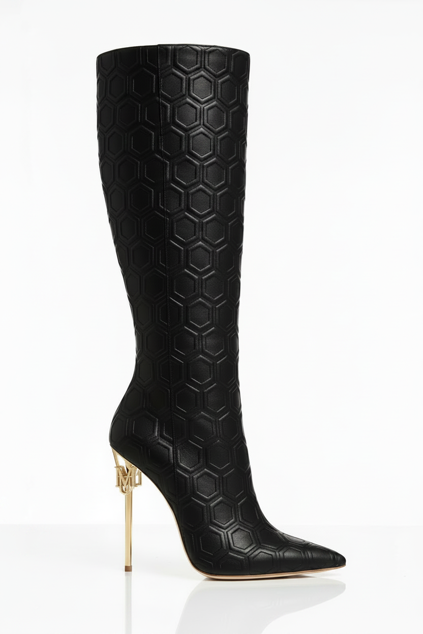 Leather MU boot