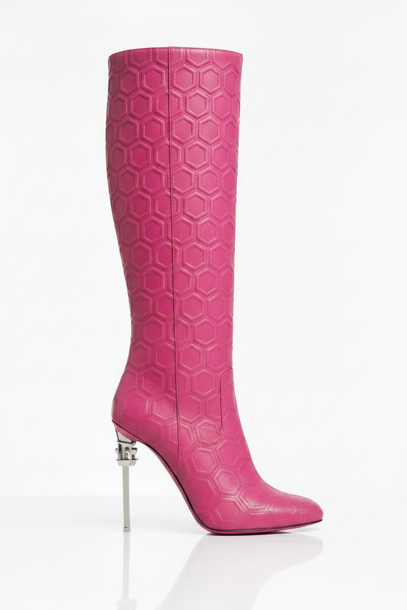 Leather MU boot