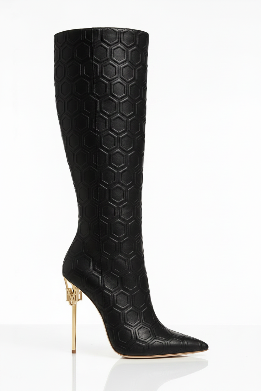 Leather MU boot