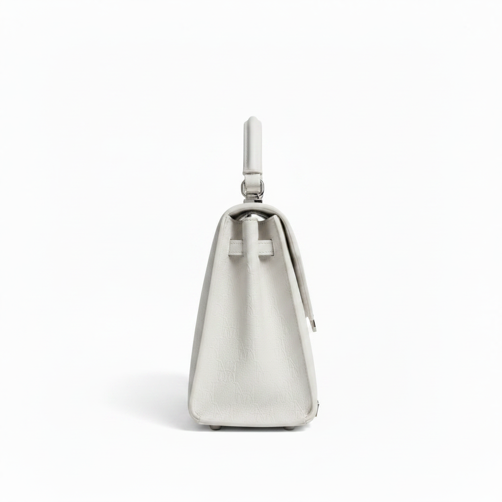 Classic Mu imprint handbag
