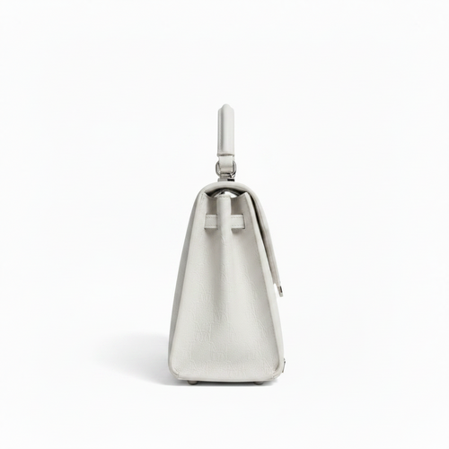 Classic Mu imprint handbag